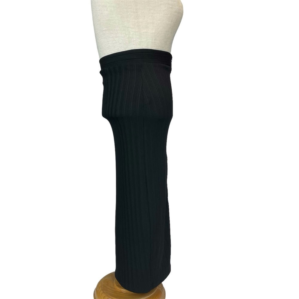 Bebe Full Zip Bodycon Knee Length Pencil Skirt in Black Size XS - Picture 6 of 12